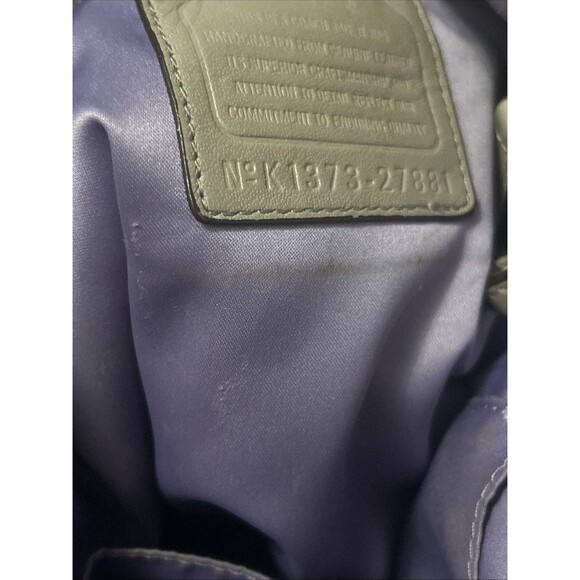 Coach Madison Pintuck Hobo Taupe 27881 Shoulder Bag Great Condition Authentic - Picture 4 of 8